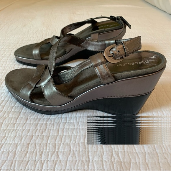 Aerosoles platform wedge sandal size 8 - Picture 11 of 12